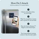 How to attach the Forever Memory Custom Magnet