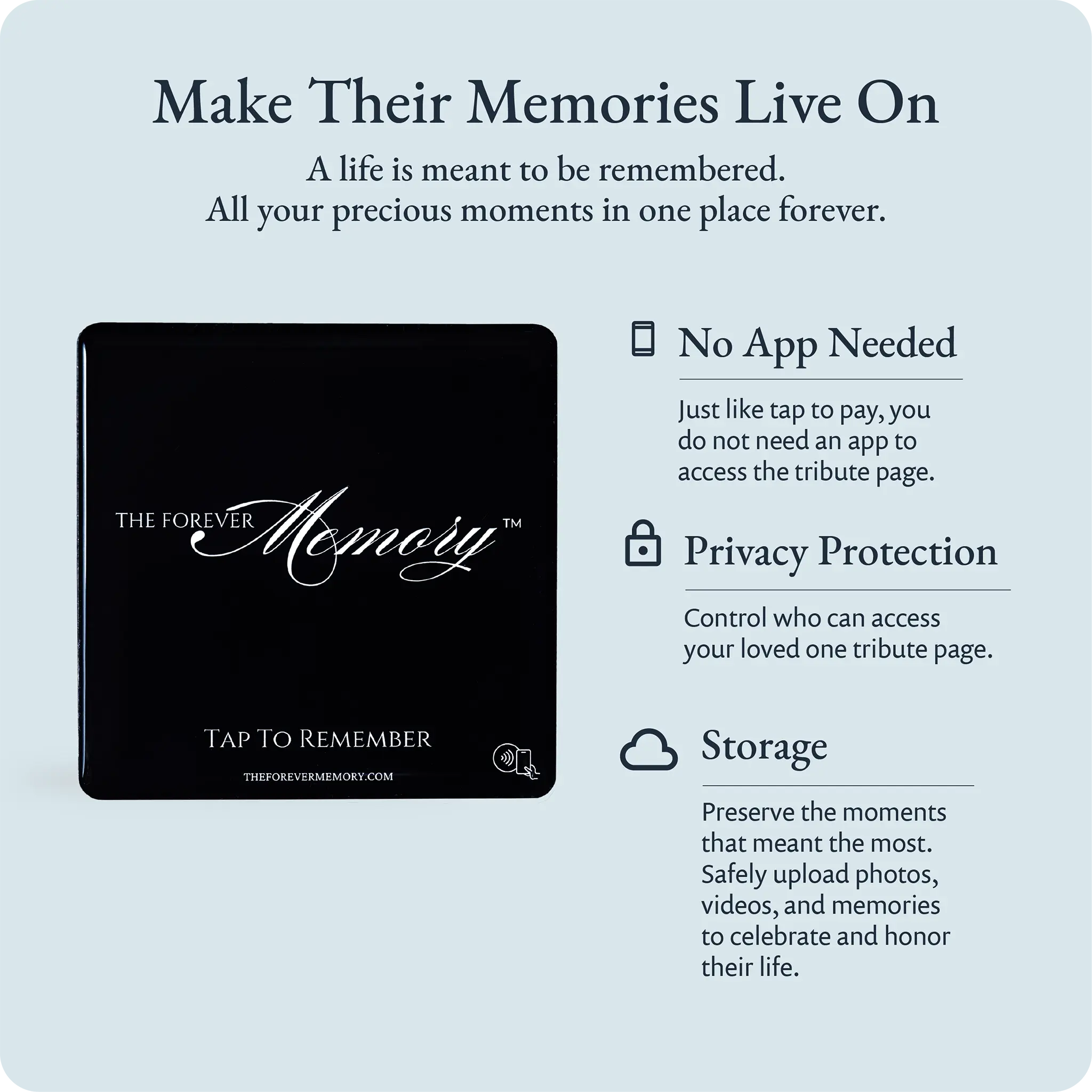 Make their memories live on with the Forever Memory Magnet