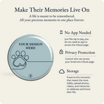 Make their memories live on with the Forever Paw Custom Magnet