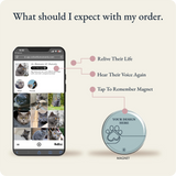 What's included with the Forever Paw Custom Magnet